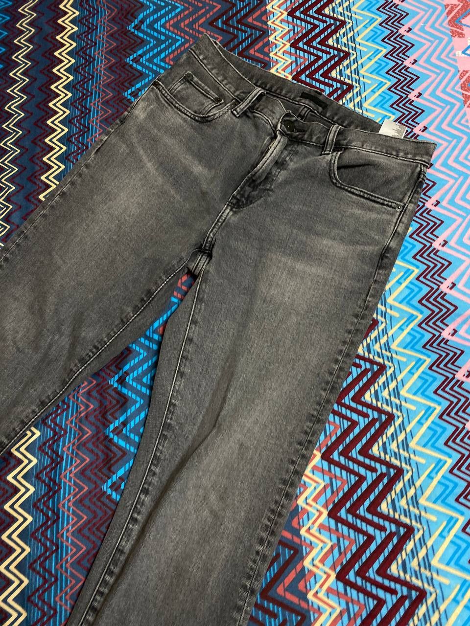 Uniqlo vintage jeans pants Uniqlo gray Y2K streetwear Size US 30 / EU 46 - 8 Thumbnail