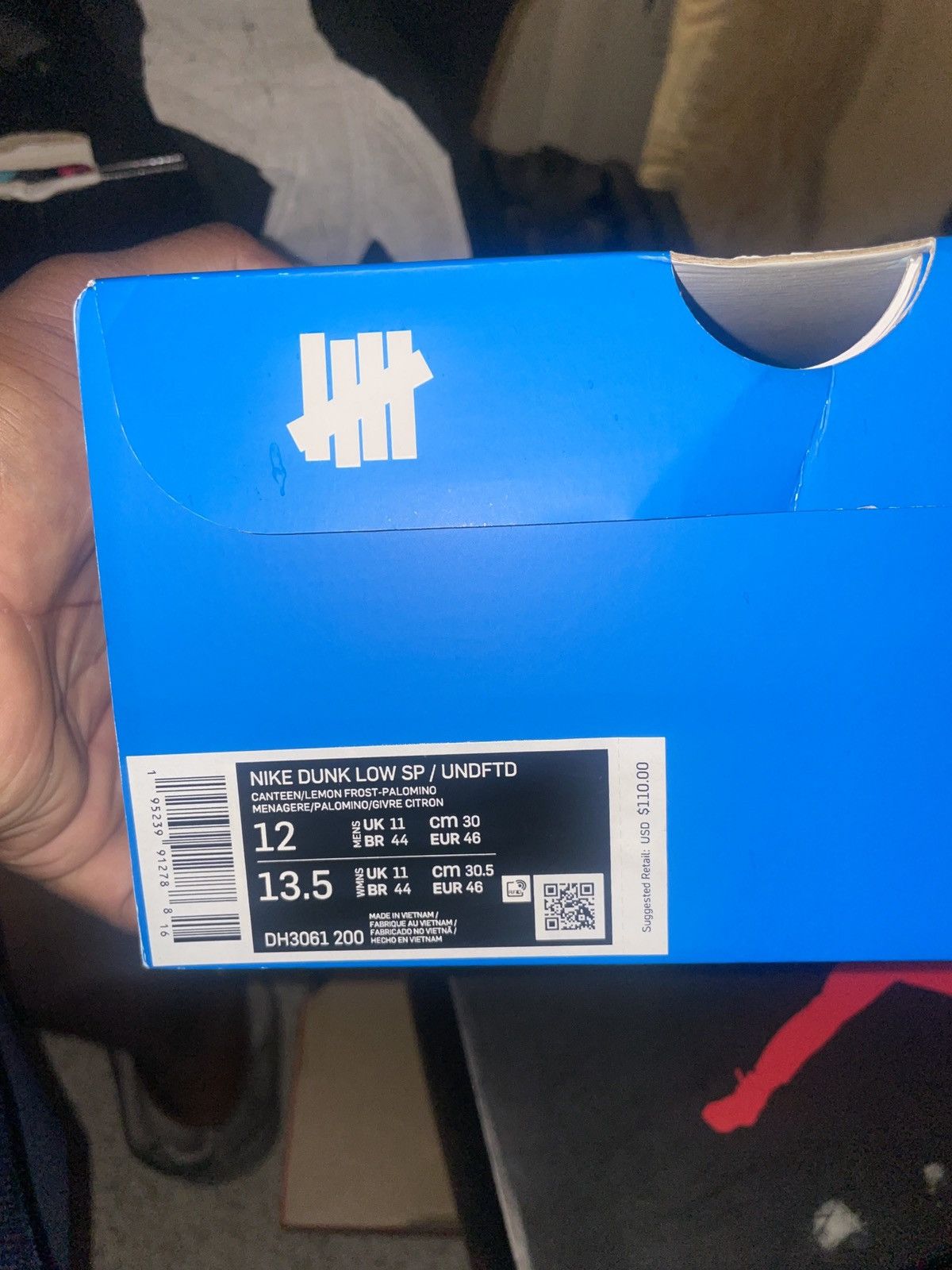 Nike Nike dunk low sp/ UNDFTD Size US 12 / EU 45 - 7 Thumbnail
