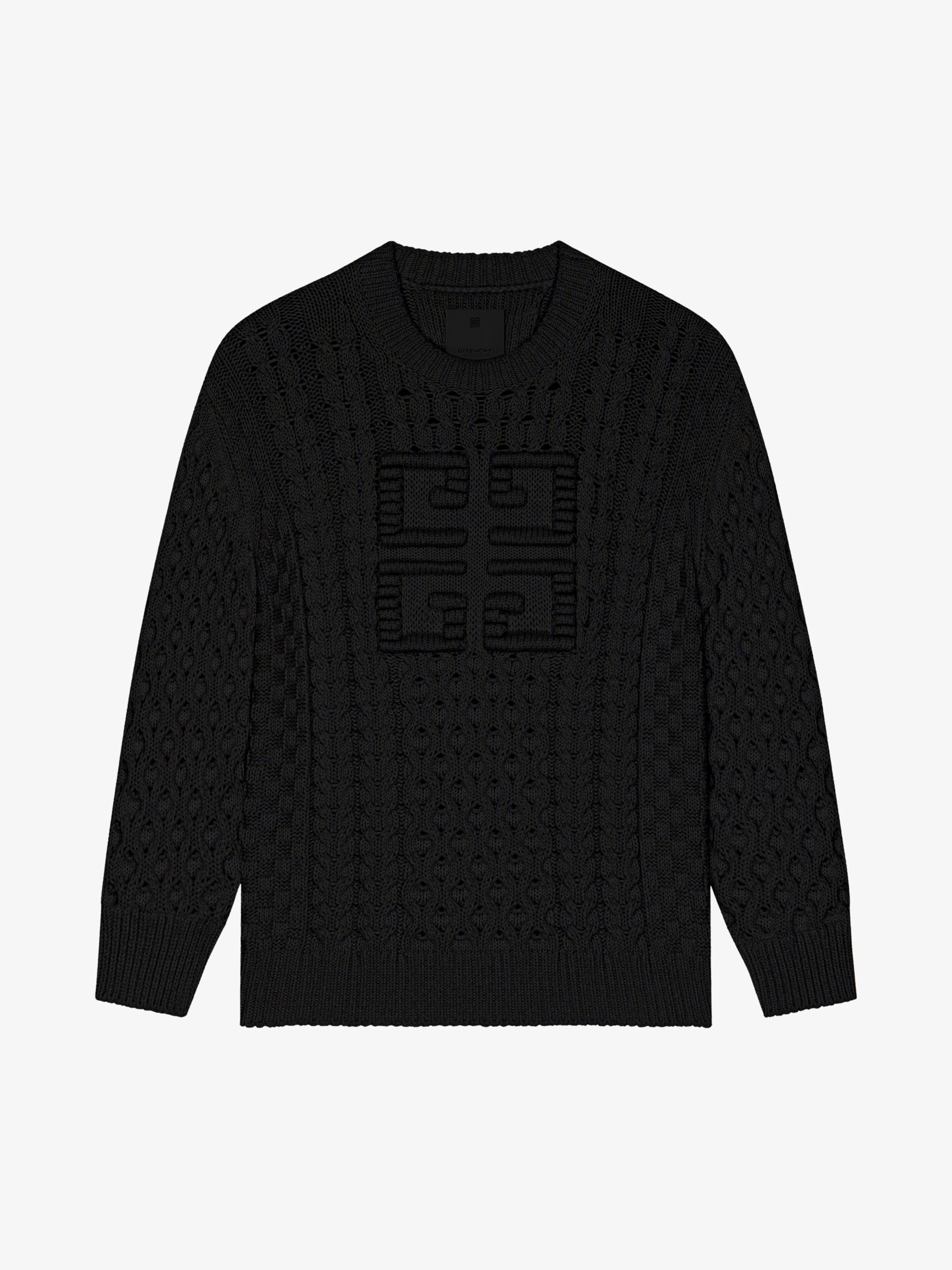 Givenchy o1w1db10325 Crew Neck Sweater in Black Size US M / EU 48-50 / 2 - 1 Thumbnail