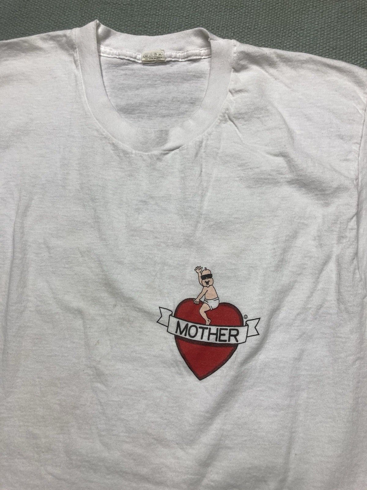 Vintage Vtg 80s t shirt mom mission of madness funny cotton baby XL Size US XL / EU 56 / 4 - 4 Thumbnail