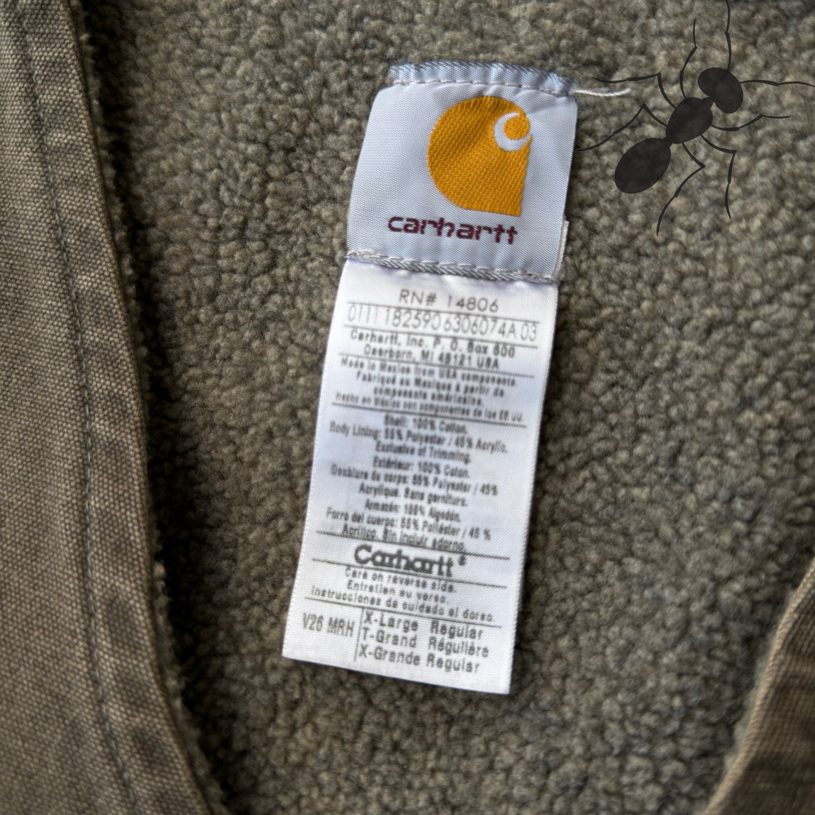 Carhartt × Vintage Vintage Y2K Carhartt V26 MRH brown work wear vest Size US XL / EU 56 / 4 - 3 Thumbnail