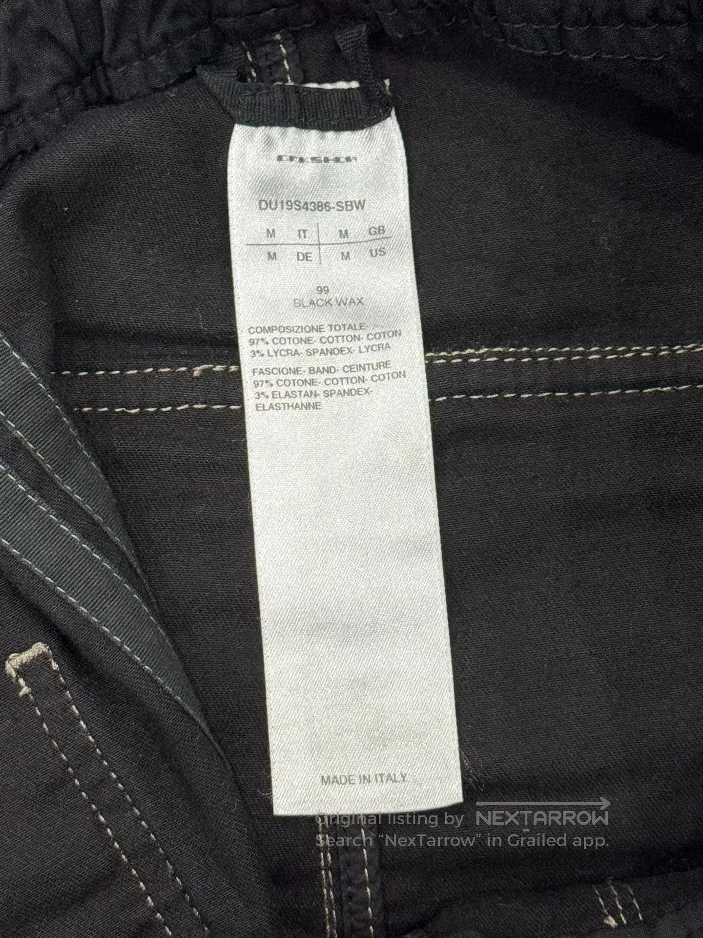 Rick Owens Rick Owens Waxed Double-Ring Shorts. Size US 32 / EU 48 - 8 Thumbnail