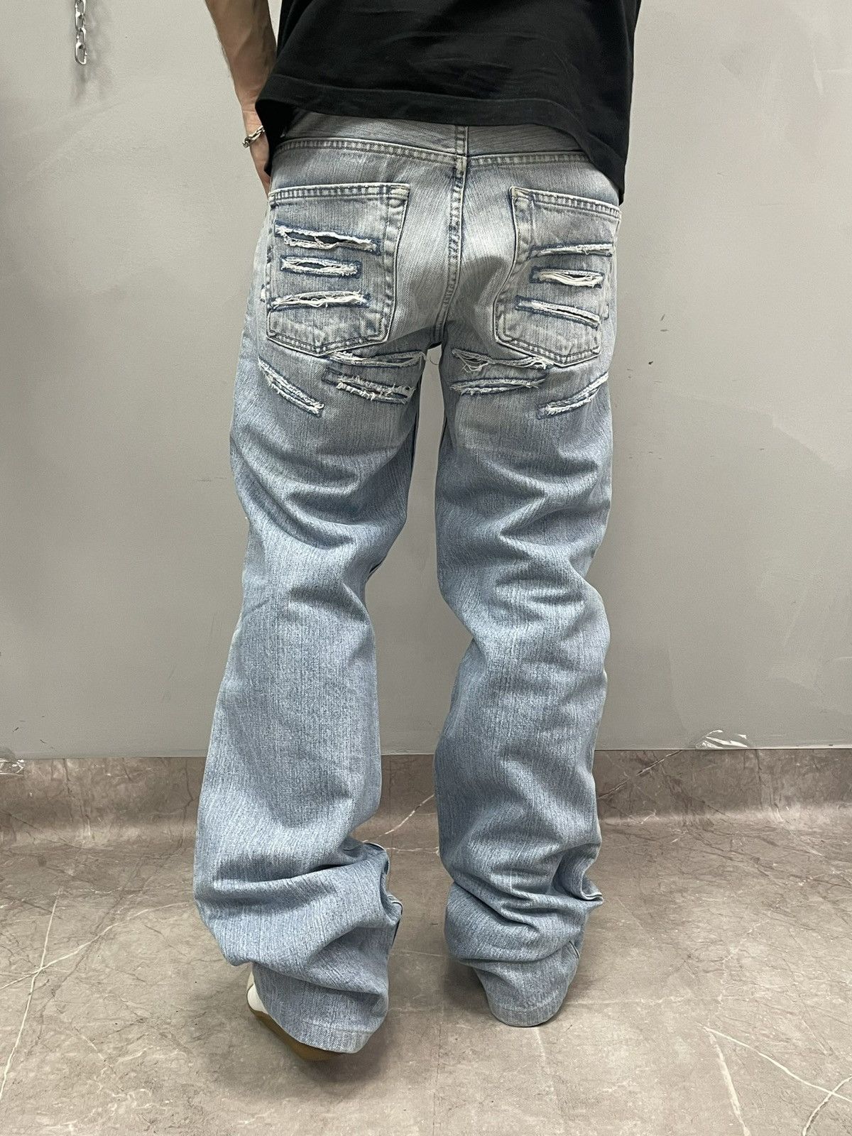 Diesel Diesel distressed jeans pants flared y2k archive hype Size US 32 / EU 48 - 9 Thumbnail