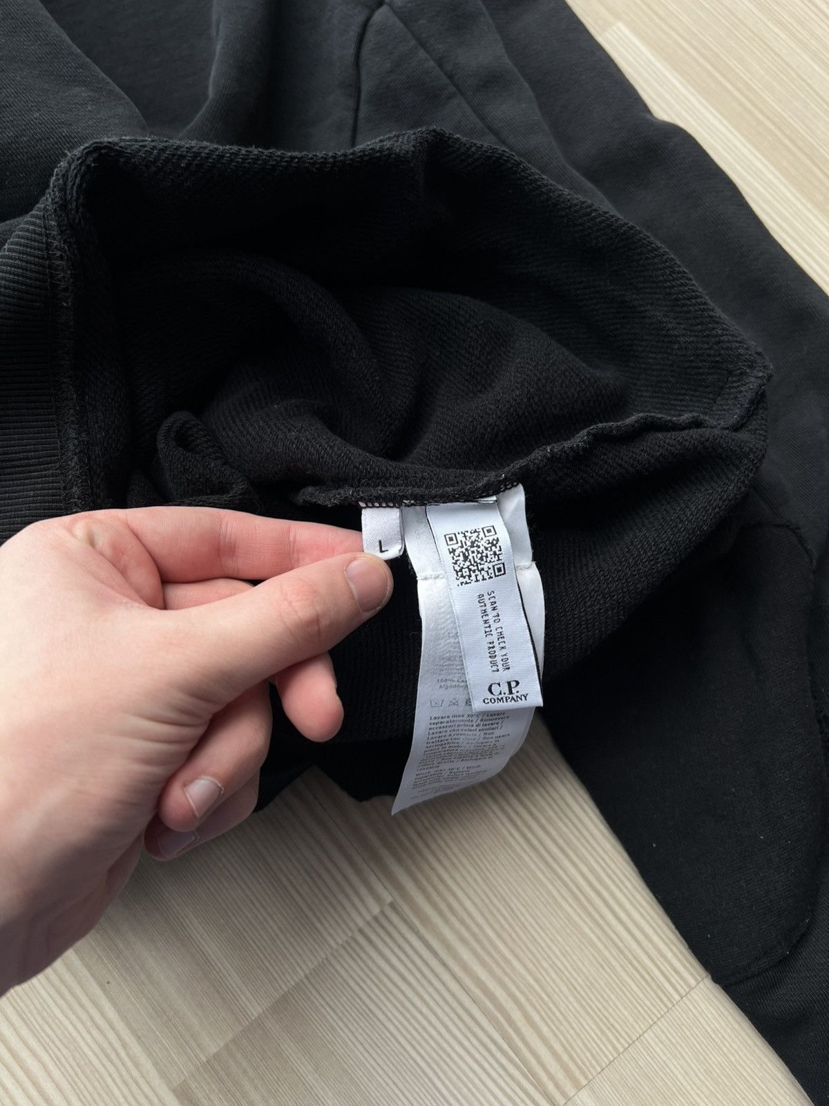 C.P. Company C.P. Company Patch Work Custom Black Sweatshirt Size US L / EU 52-54 / 3 - 8 Thumbnail