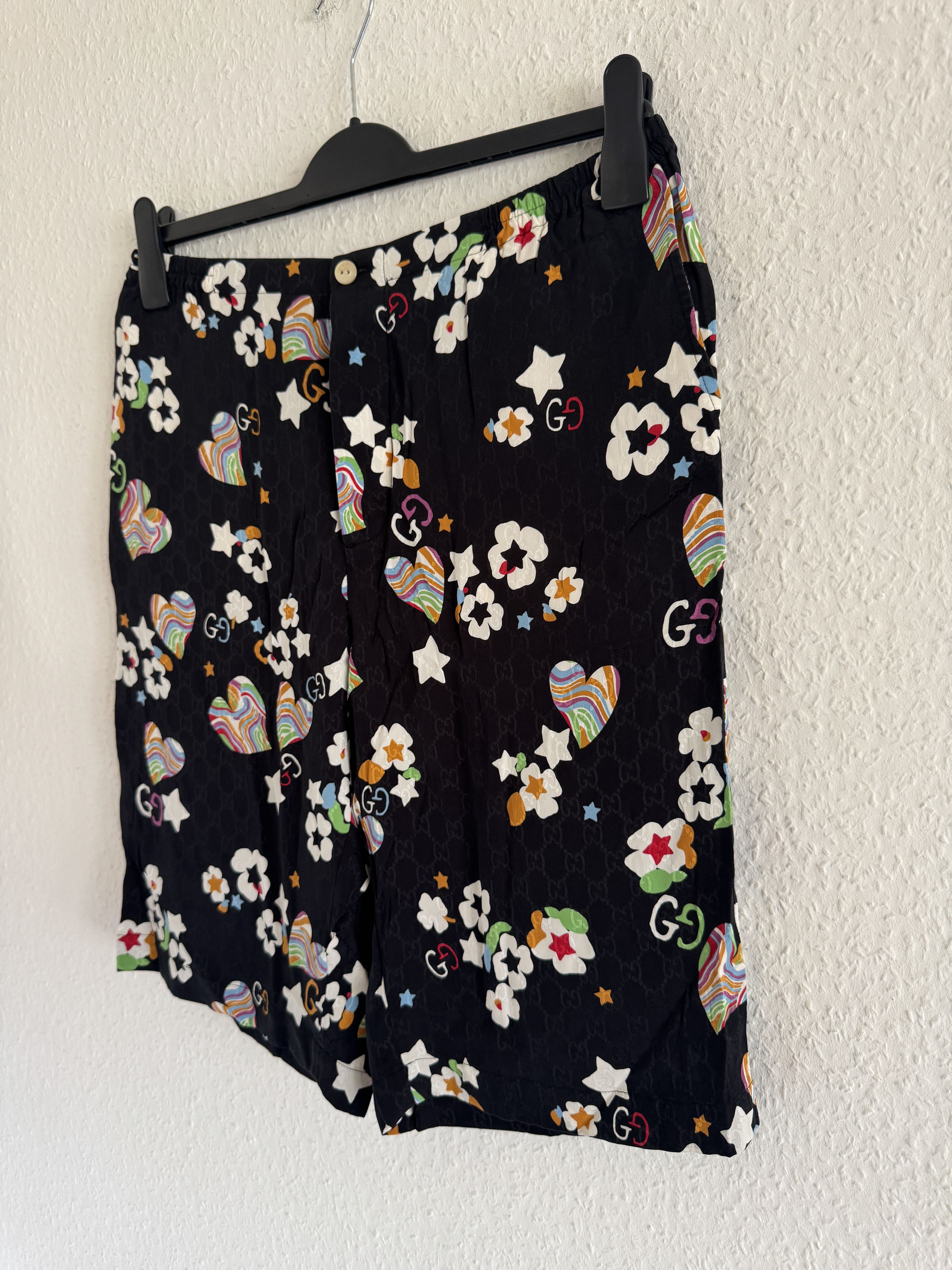 Gucci Fantasia Monogram Silk Shorts Size US 32 / EU 48 - 3 Thumbnail