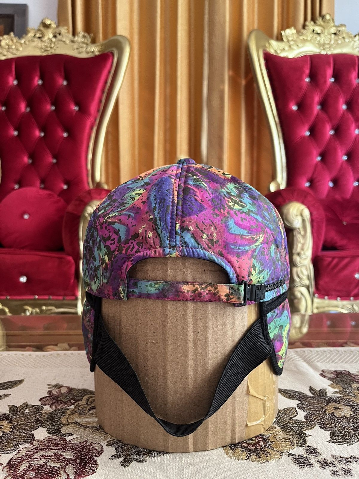 Asics × Vintage 80’s Asics Ski Club 7 Panels Hat Size ONE SIZE - 5 Thumbnail