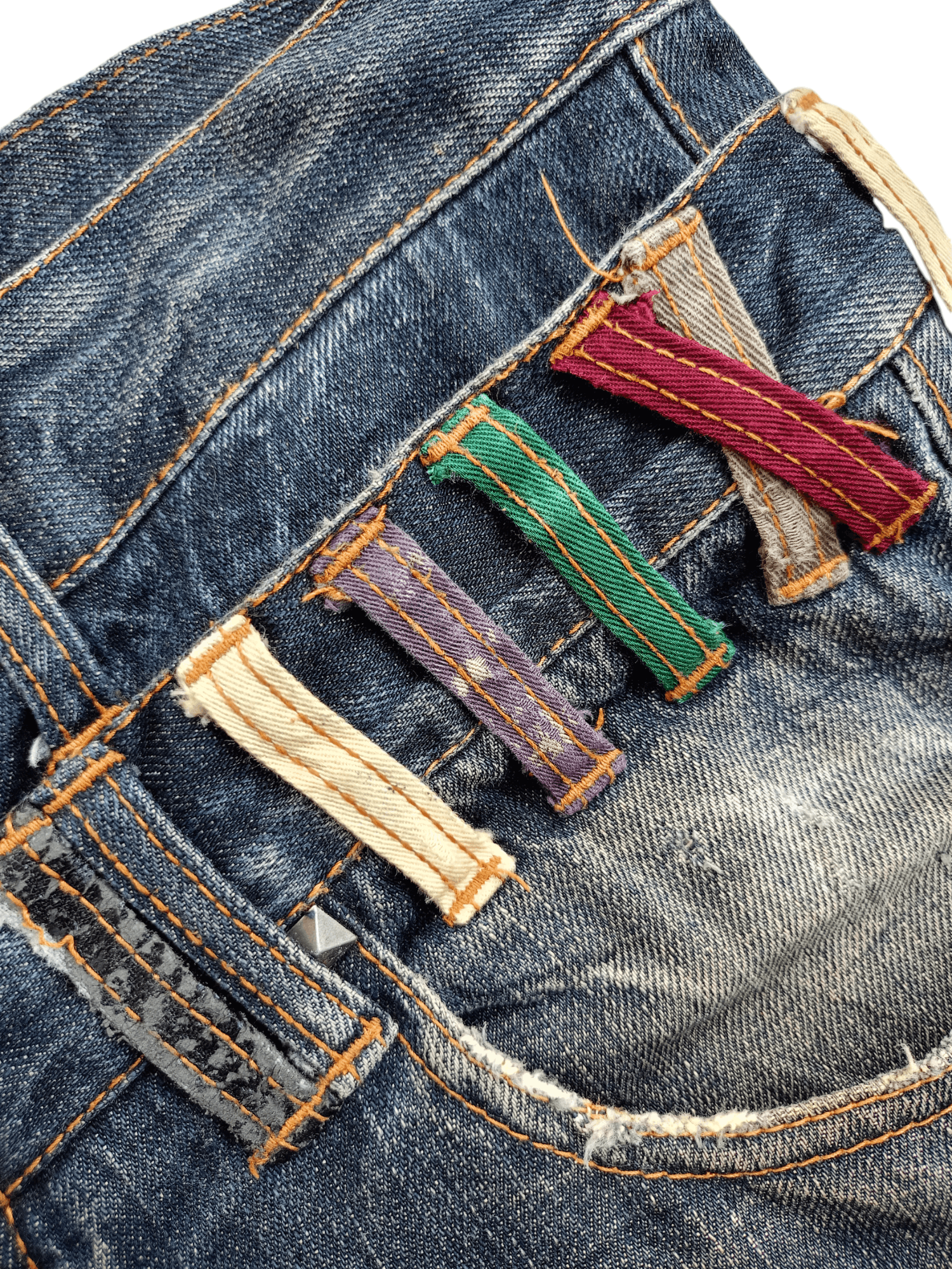 Japanese Brand × Vintage NYLAUS JEANS Japanese Brand Vintage Streetwear Denim Size US 32 / EU 48 - 9 Thumbnail