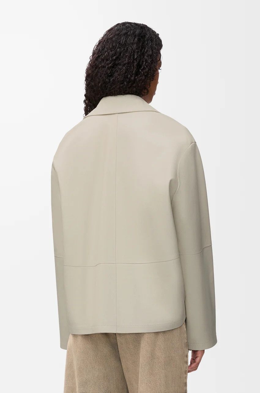 Loewe o1loc1c0525 Pyjama Blouse In Nappa Lambskin in Light Beige Size M / US 6-8 / IT 42-44 - 4 Thumbnail