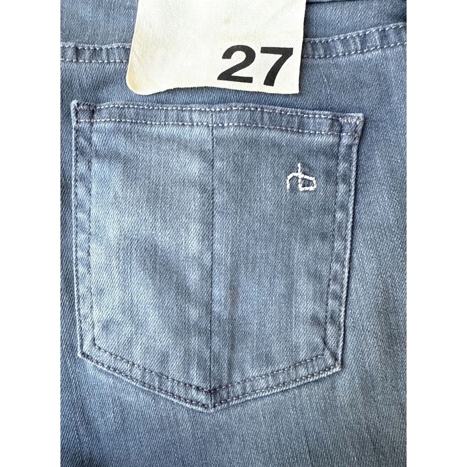 Rag & Bone Rag & Bone Skinny Jeans Women’s 27 Croxley Stretch Denim 5-Pocket City USA Slimming Jeans Gray Cotton Polyester Machine Washable Size 27" / US 4 / IT 40 - 7 Thumbnail