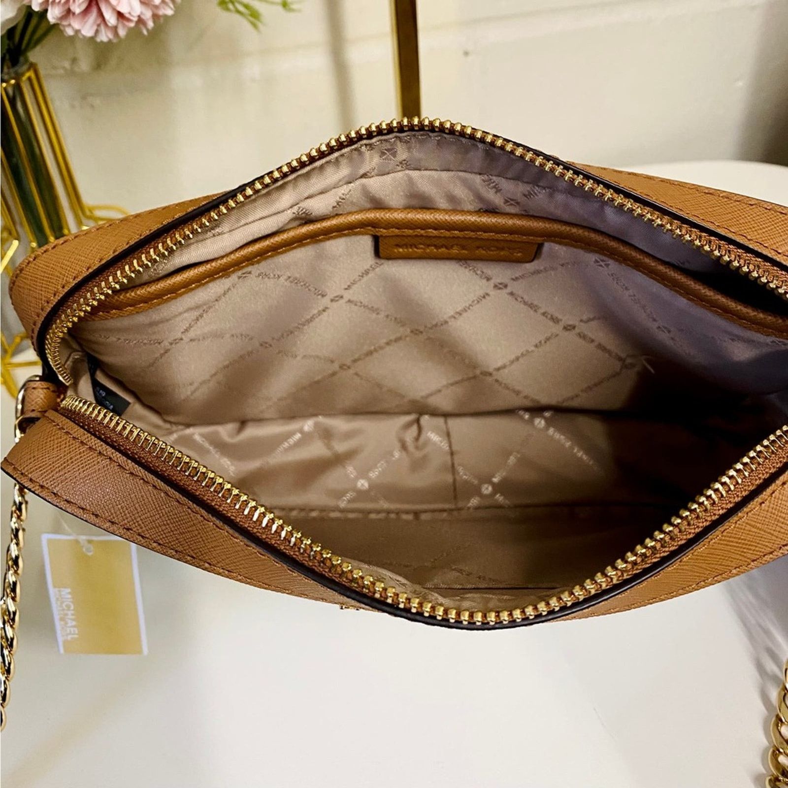 Michael Kors Michael kors 35F8GTTC3B Jet Set Item Large Crossbody Vanilla Size ONE SIZE - 5 Thumbnail