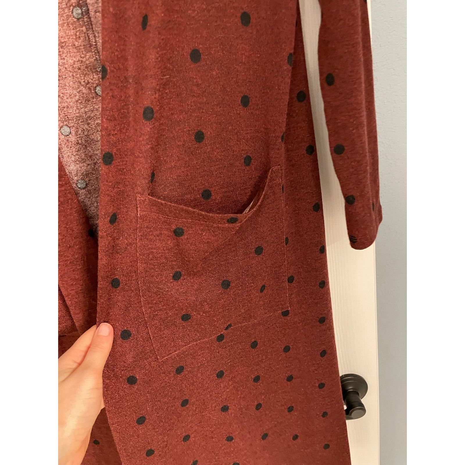 Other Lularoe Sarah Long Cardigan Duster Size L / US 10 / IT 46 - 4 Thumbnail