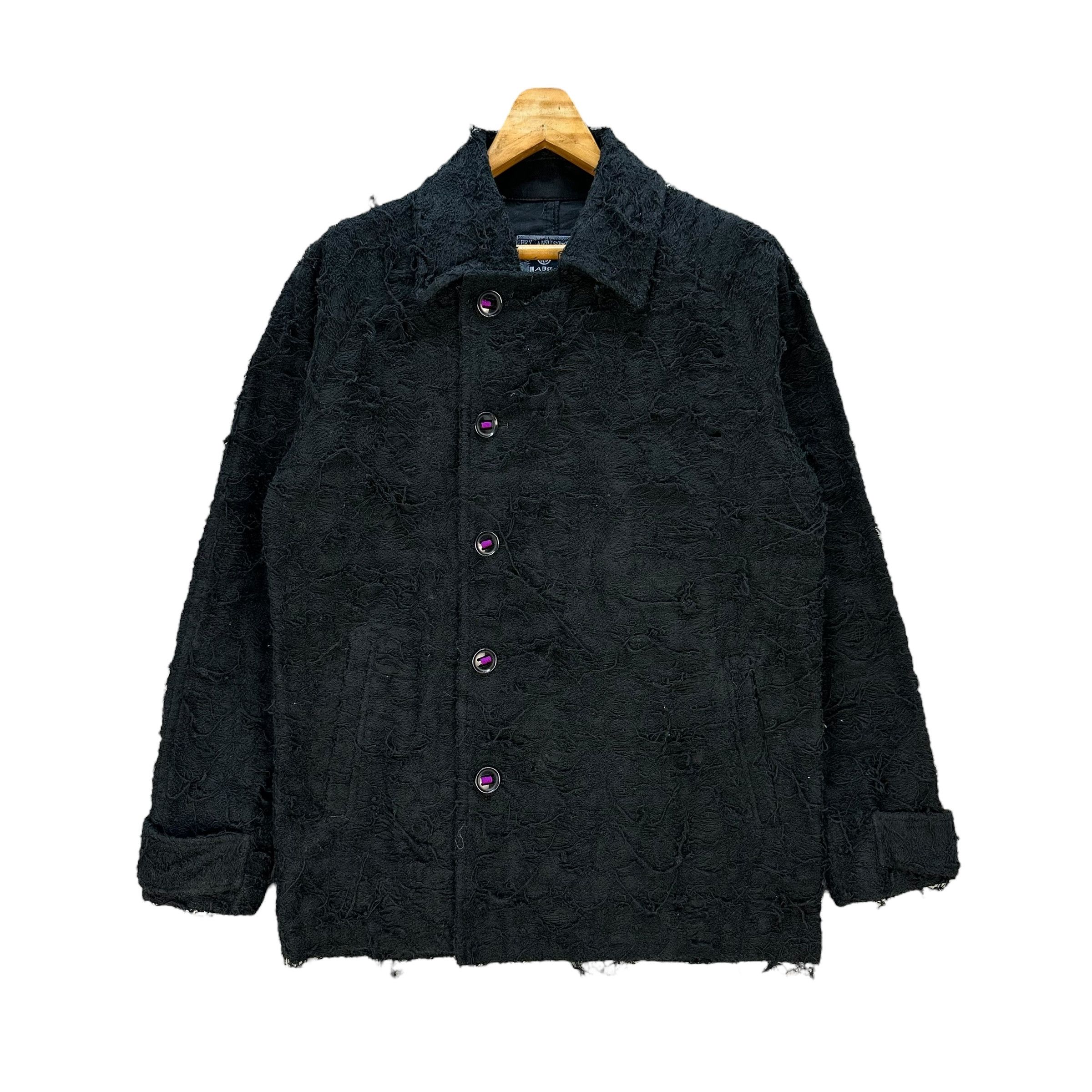 Hex Antistyle HEX ANTISTYLE Distressed Deconstructed Jacket #A77-1872 Size US L / EU 52-54 / 3 - 1 Thumbnail