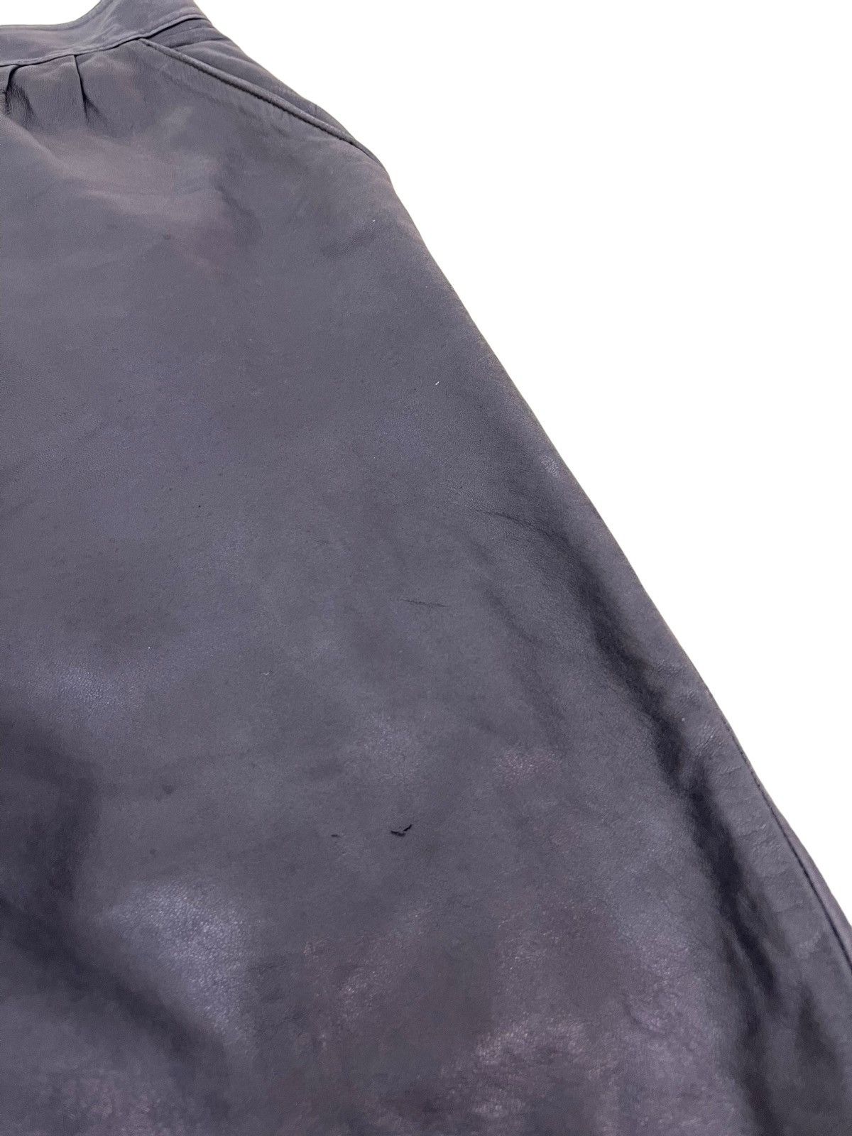 Le Grande Bleu (L.G.B.) Leather Pant Unknown Vtg Japan Baggy Tapered 8🟦7 Size US 32 / EU 48 - 9 Thumbnail