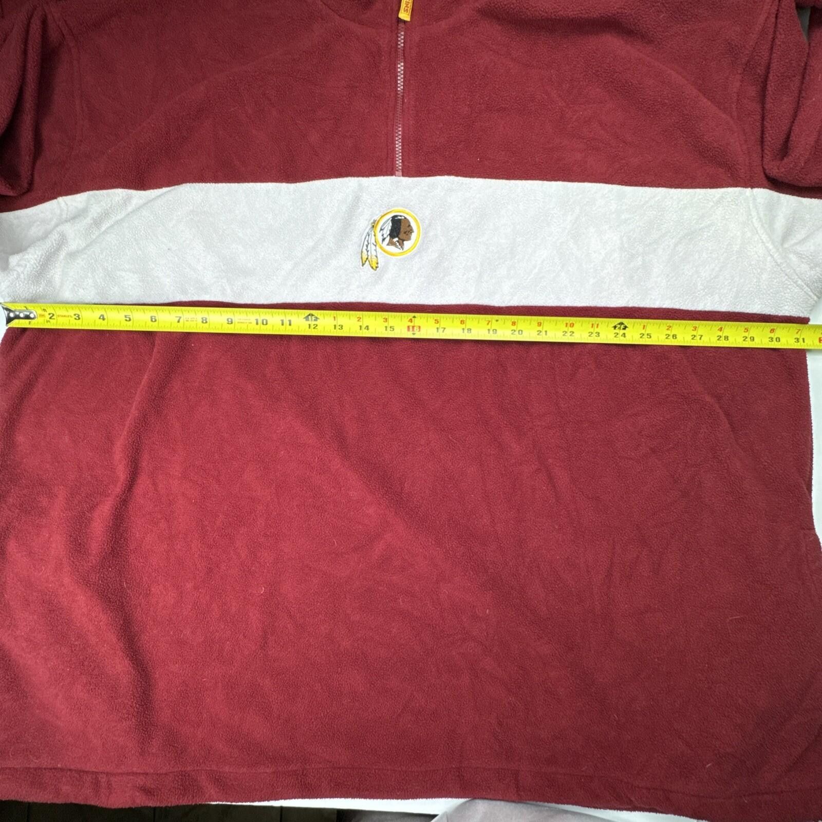 NFL VTG Washington Redskins NFL Fleece Pullover Quarter Zip 5XT Size US XXL / EU 58 / 5 - 3 Thumbnail