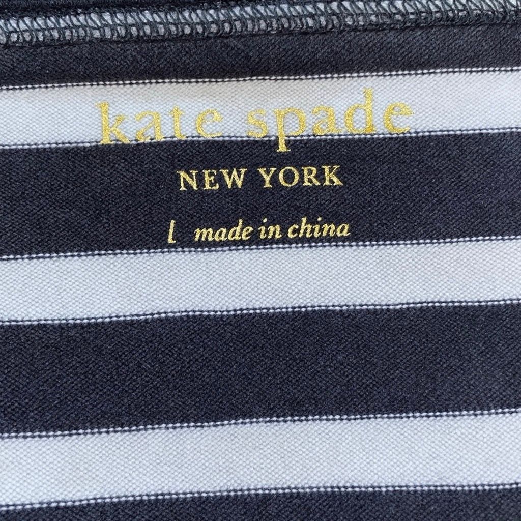Kate Spade Kate Spade Classic Black & White Stripe Top – Large Size L / US 10 / IT 46 - 5 Thumbnail