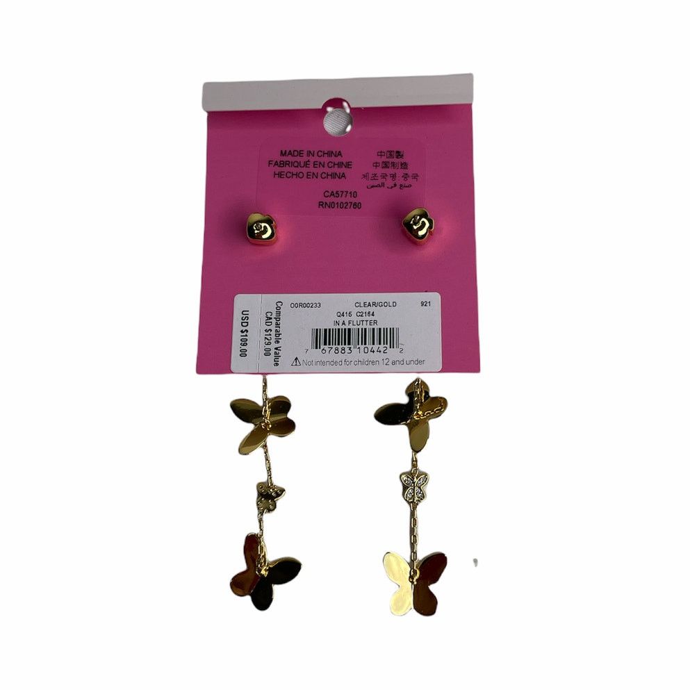 Kate Spade Kate spade in a flutter linear butterfly earrings Size ONE SIZE - 3 Thumbnail