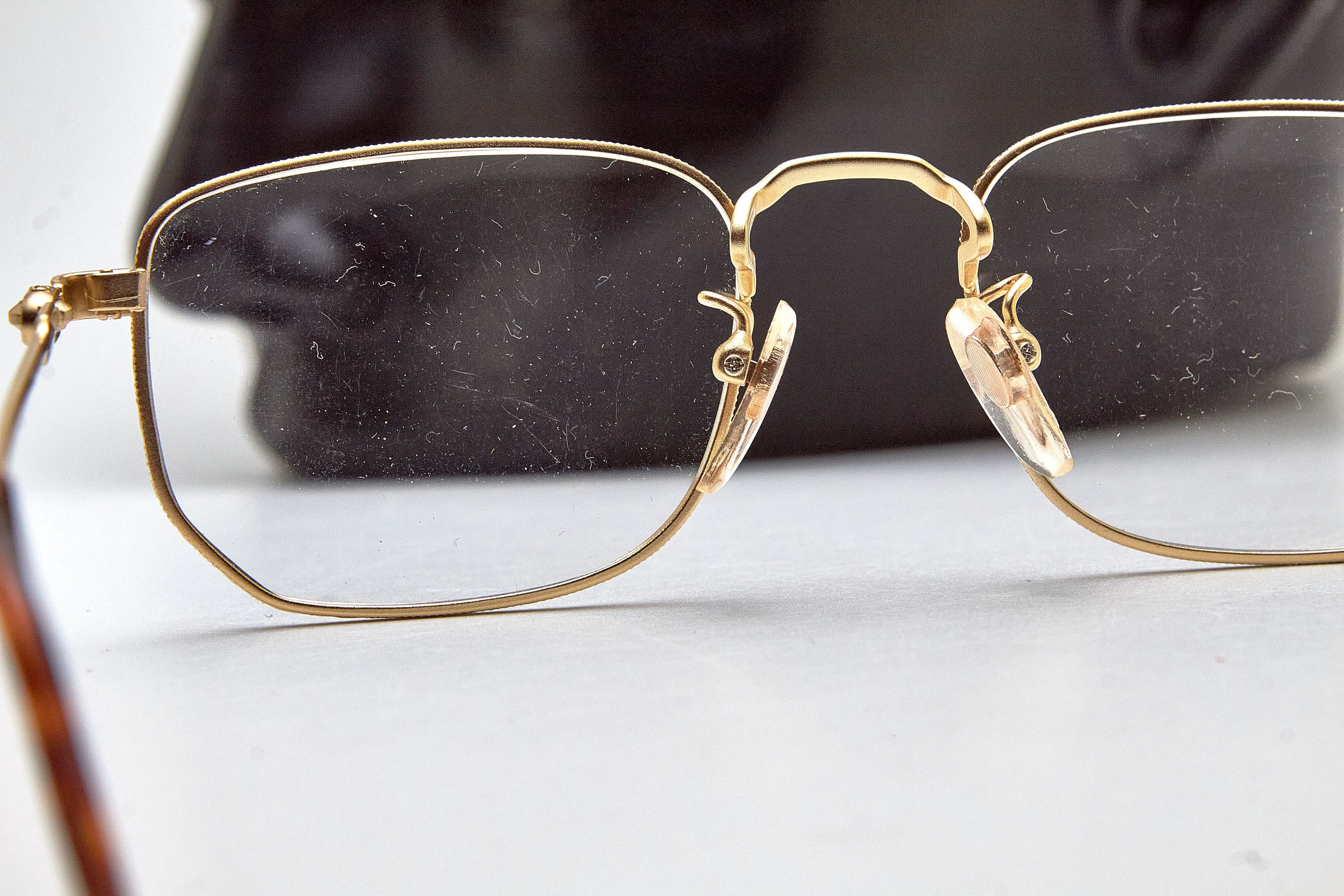 Vintage Old Money CUSTOM ORDER Matt Gold Rectangular Quiet Lux Specs Size ONE SIZE - 9 Thumbnail