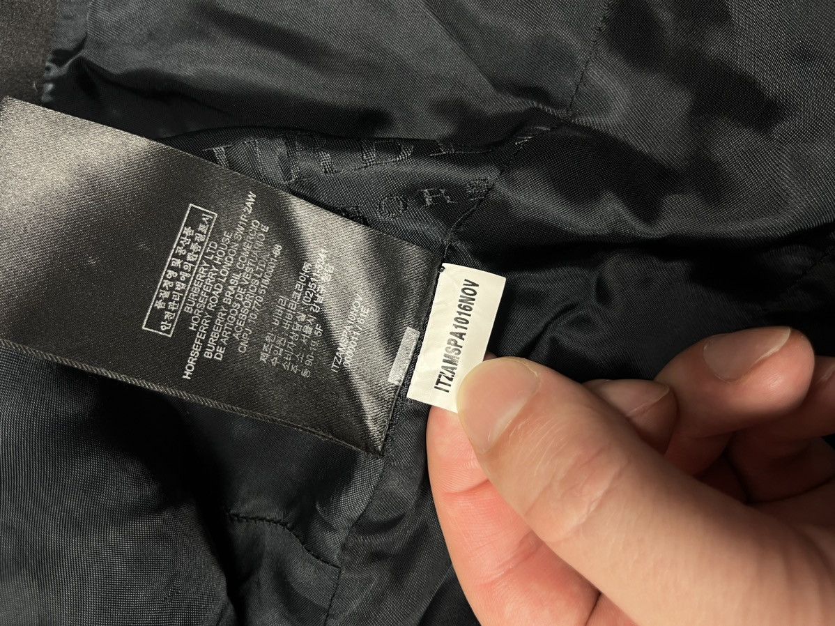Burberry Prorsum Burberry Prorsum Wool Blazer Black One Button Jacket Size M / US 6-8 / IT 42-44 - 12 Thumbnail
