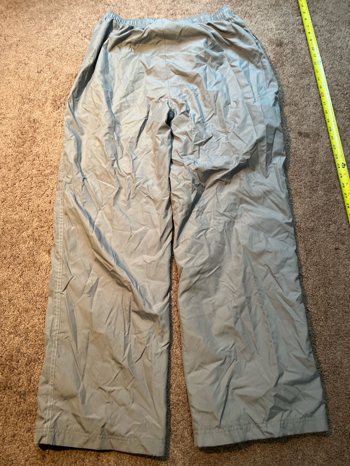 Reebok Vintage 90s Reebok Track Suit Pants Gray with white stripe Size US 31 - 5 Thumbnail