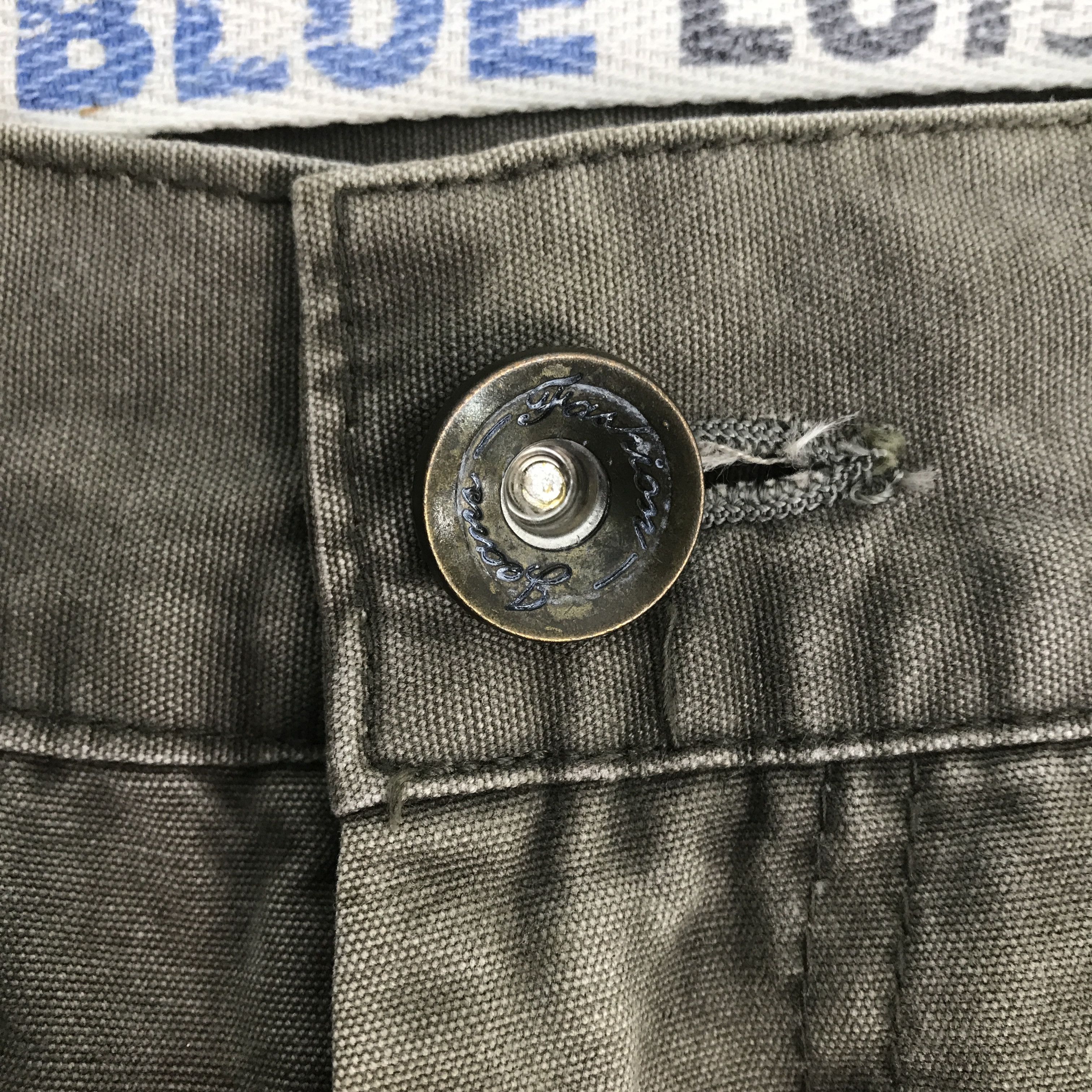 Japanese Brand Vintage Blue luis Cargo Tactical pocket Bondage Pants Size US 27 - 12 Thumbnail