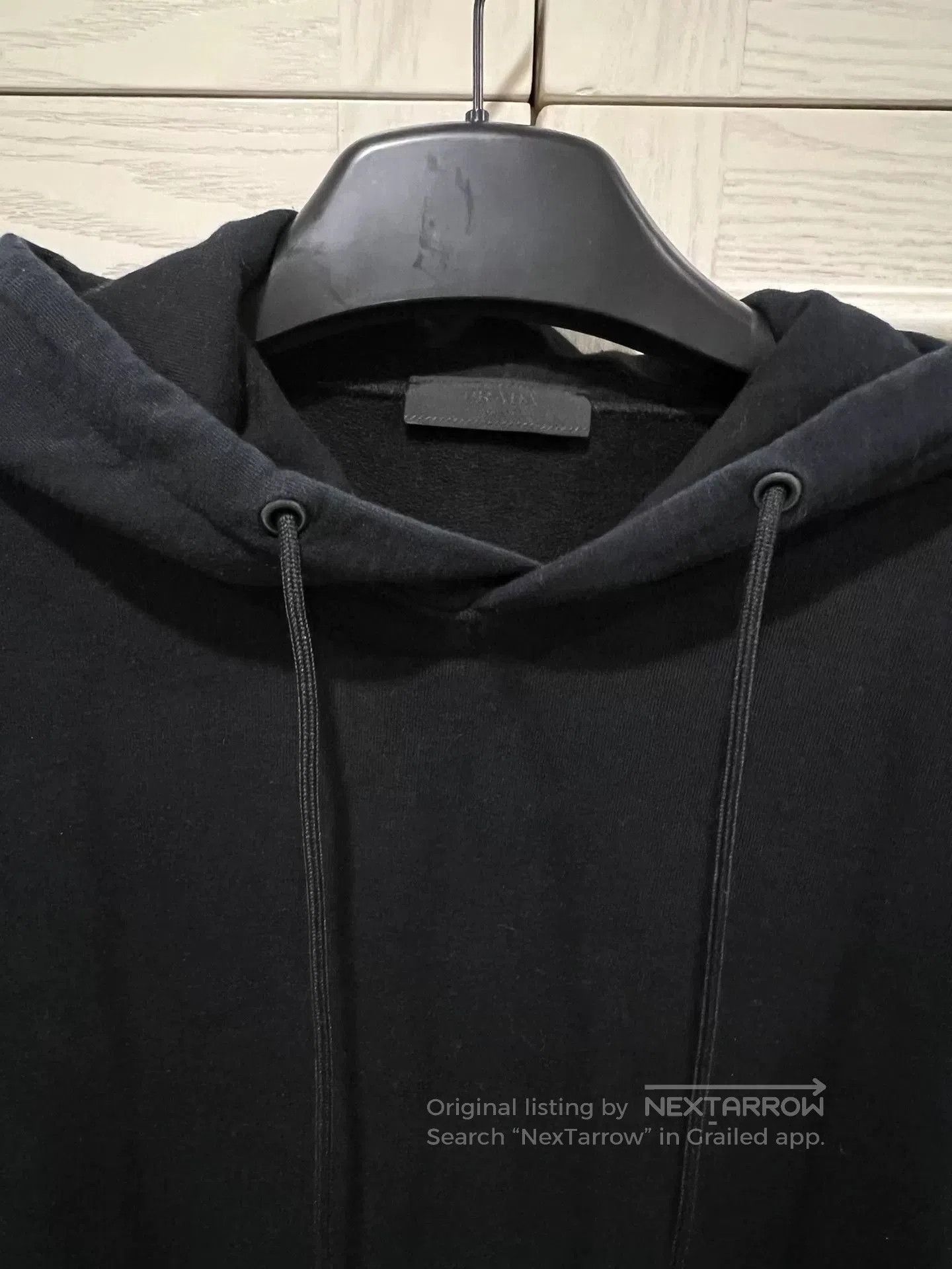 Prada prada black logo hooded sweatshirt size M. Size M / US 6-8 / IT 42-44 - 2 Thumbnail