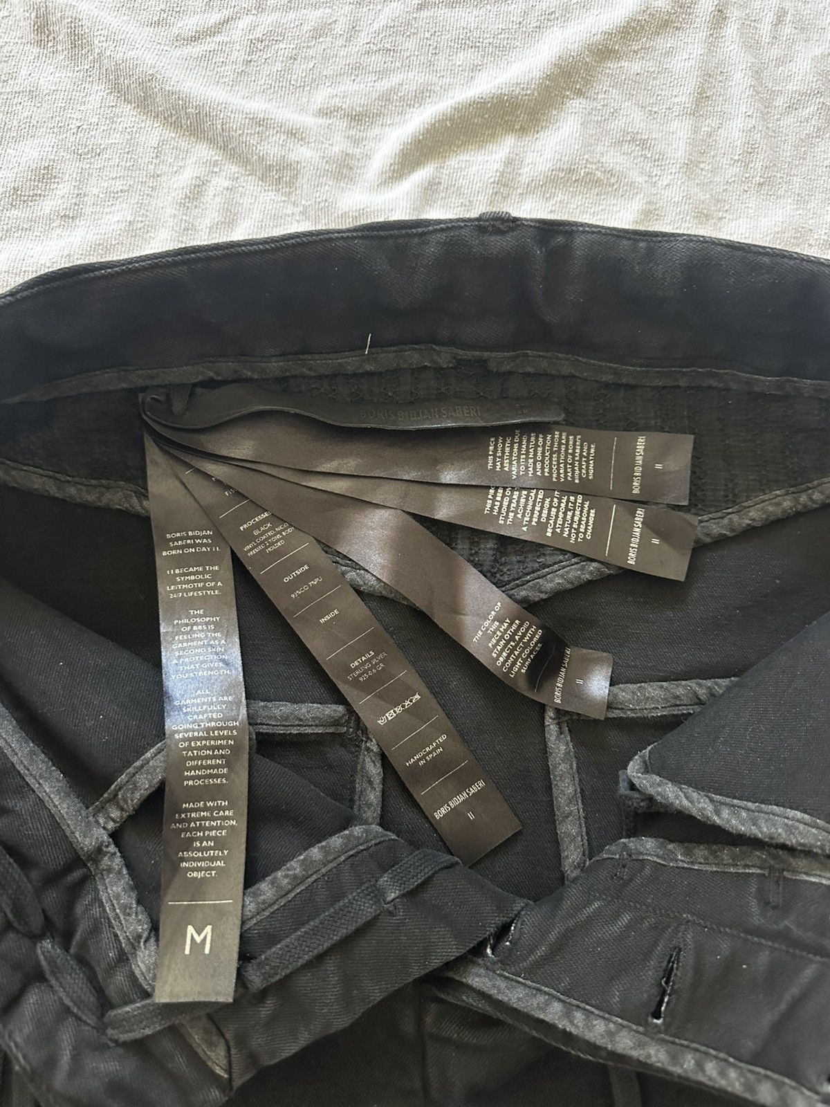Boris Bidjan Saberi Boris Bidjan Saberi P14 half hand stitched Size US 32 / EU 48 - 6 Thumbnail