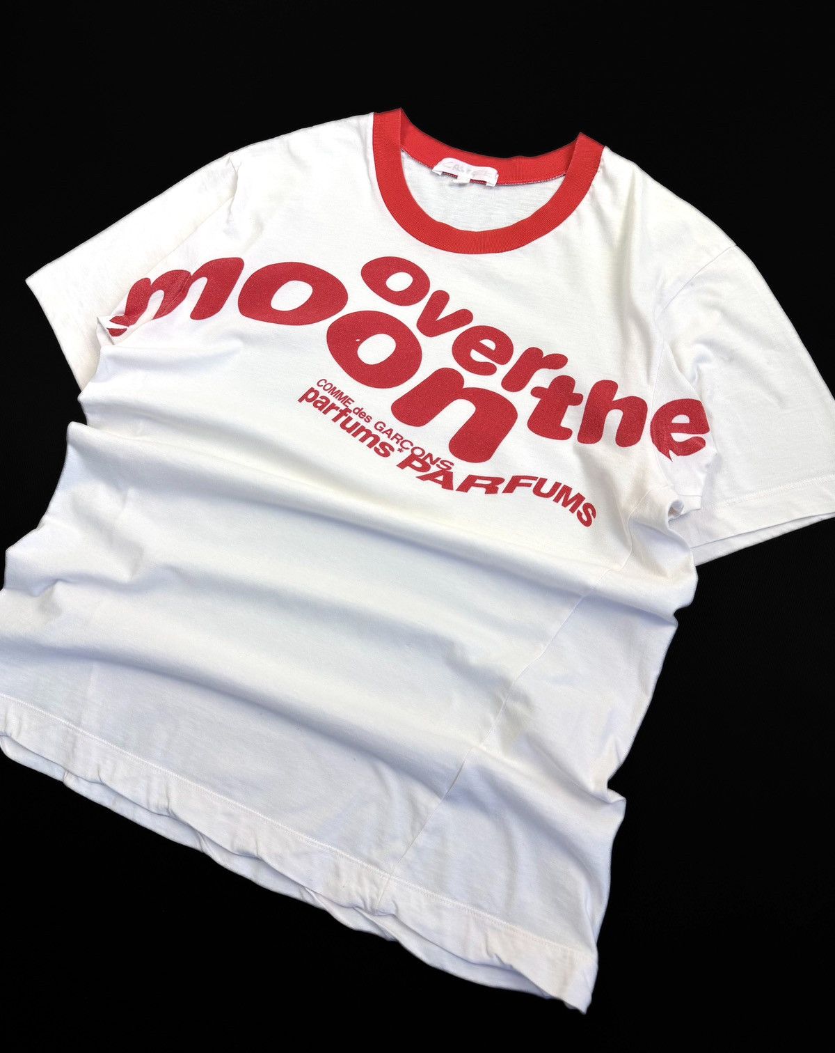 Comme des Garcons COMME des GARÇONS Japan Over The Moon T-Shirt Ringer Vintage Size US M / EU 48-50 / 2 - 4 Thumbnail