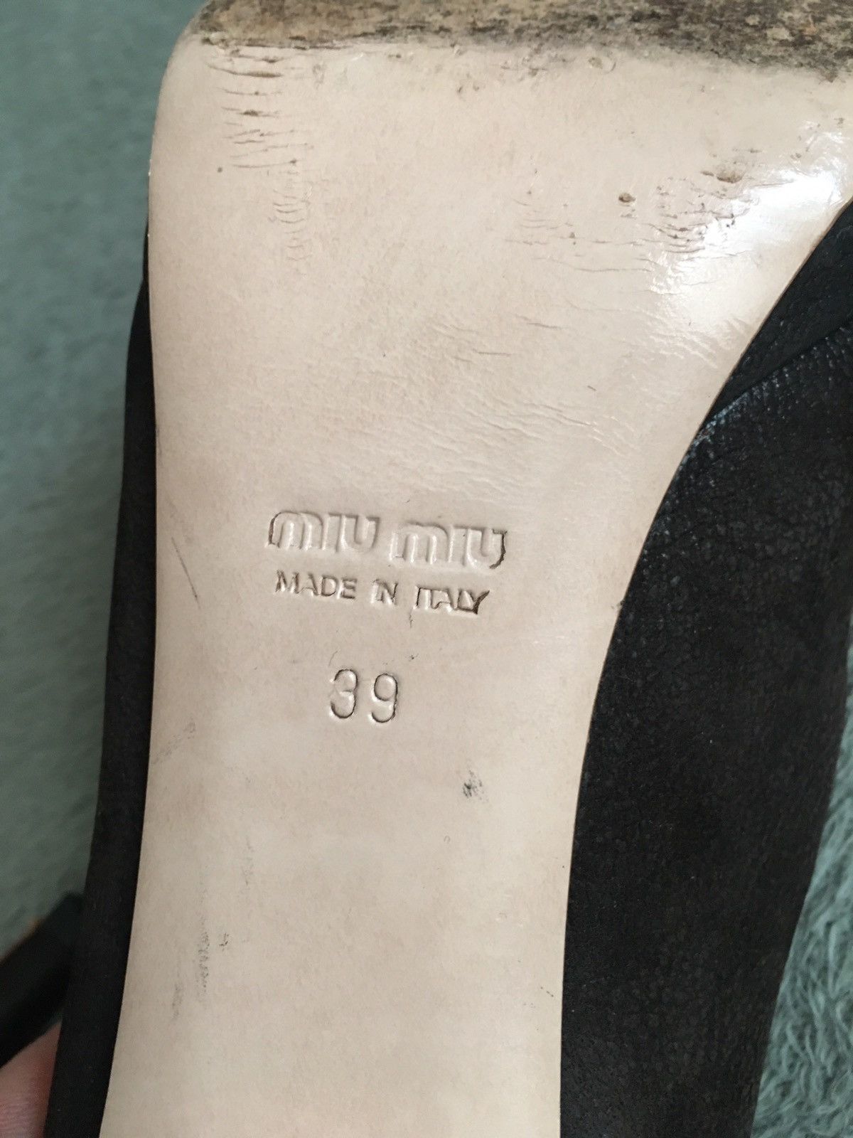 Miu Miu MIU MIU Suede Brown Leather Heels Sandals EU 39 Size US 9 / IT 39 - 13 Thumbnail