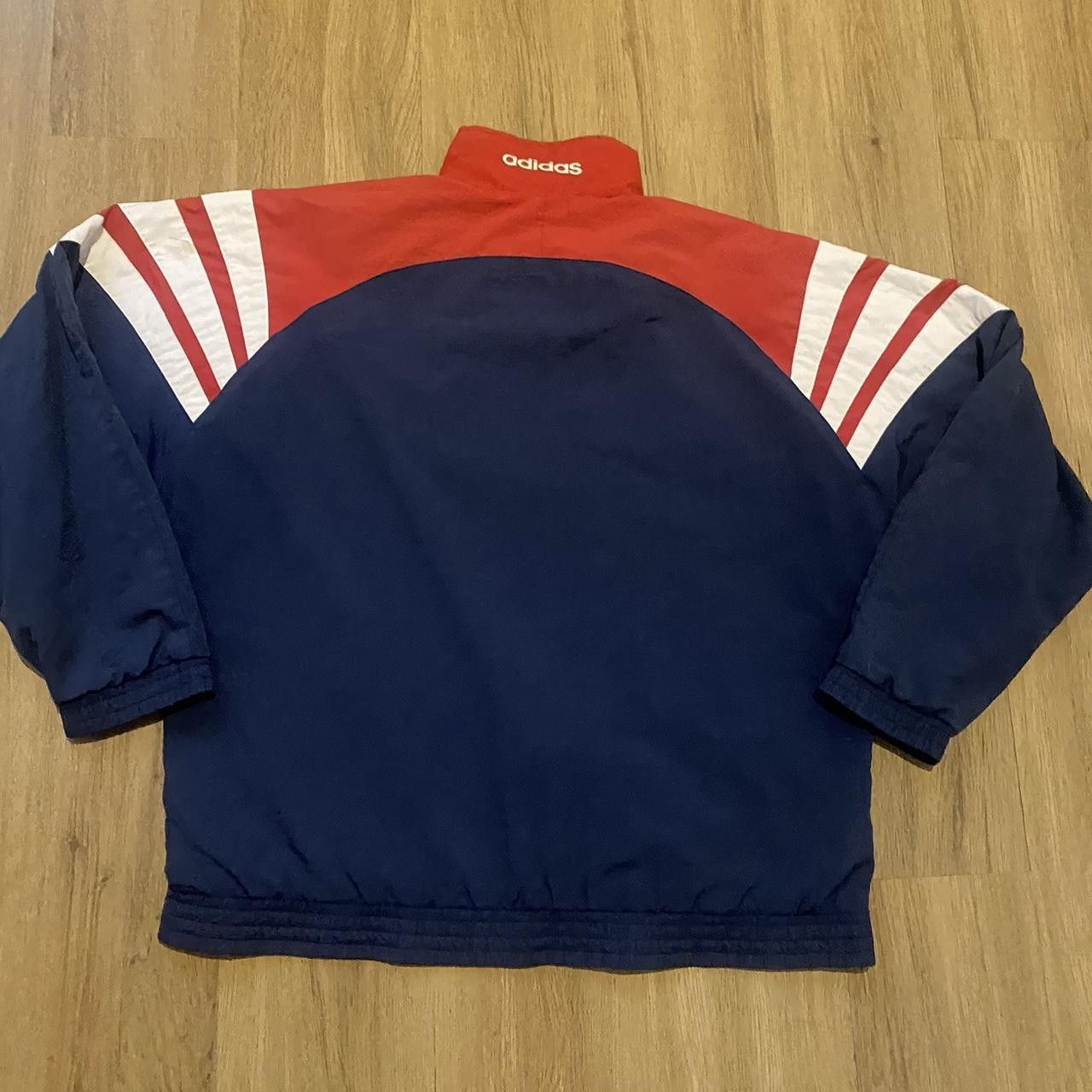 Adidas 90s Vintage Boxy Red & blue Adidas windbreaker Size US XL / EU 56 / 4 - 3 Thumbnail
