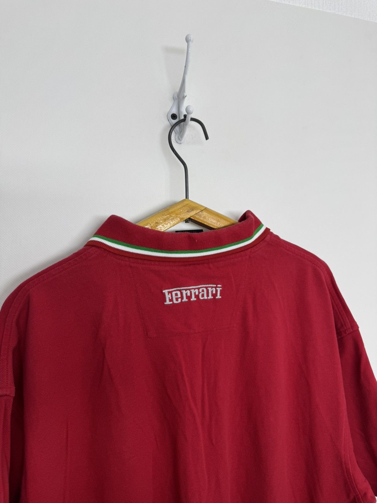 Ferrari Vintage Ferrari 90s Racing Polo Tee Motorsport F1 Rare Hype Size US XL / EU 56 / 4 - 6 Thumbnail