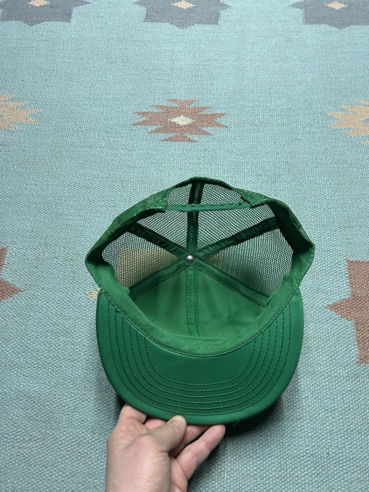 Vintage Vtg 80s trucker hat mesh Poast BASF patch farm feed snapback Size ONE SIZE - 5 Thumbnail