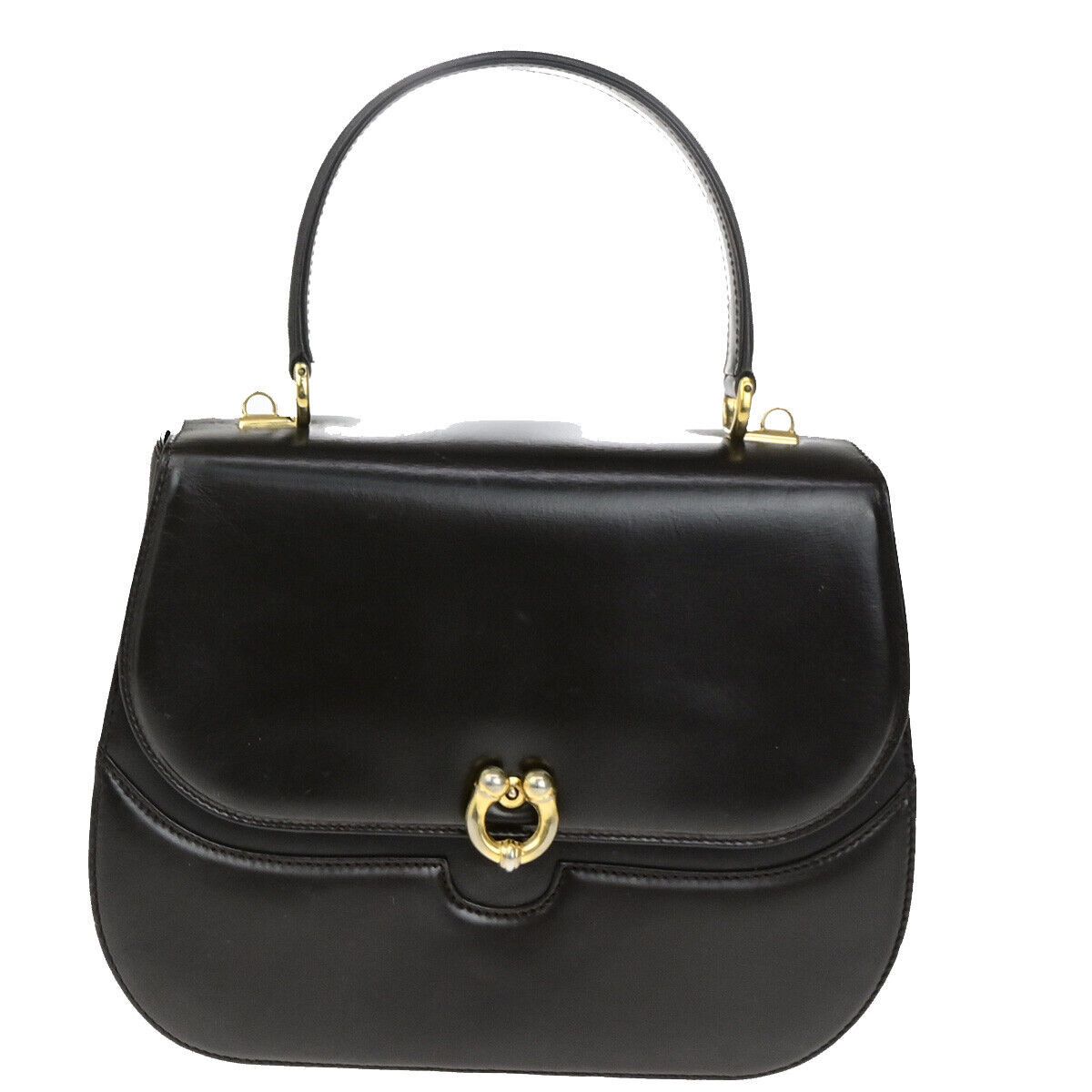 Gucci Brown Leather Handbag (Pre-Owned) Size ONE SIZE - 1 Thumbnail