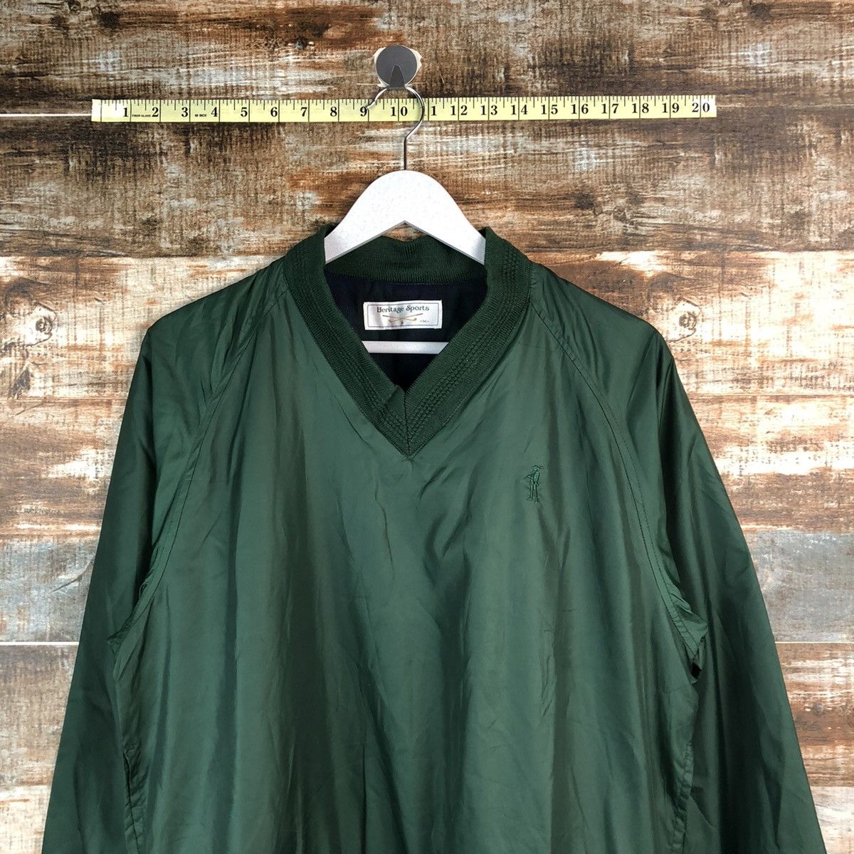 Vintage Heritage Sport Green Sweatshirt windbreaker #A2186 Size US M / EU 48-50 / 2 - 2 Thumbnail
