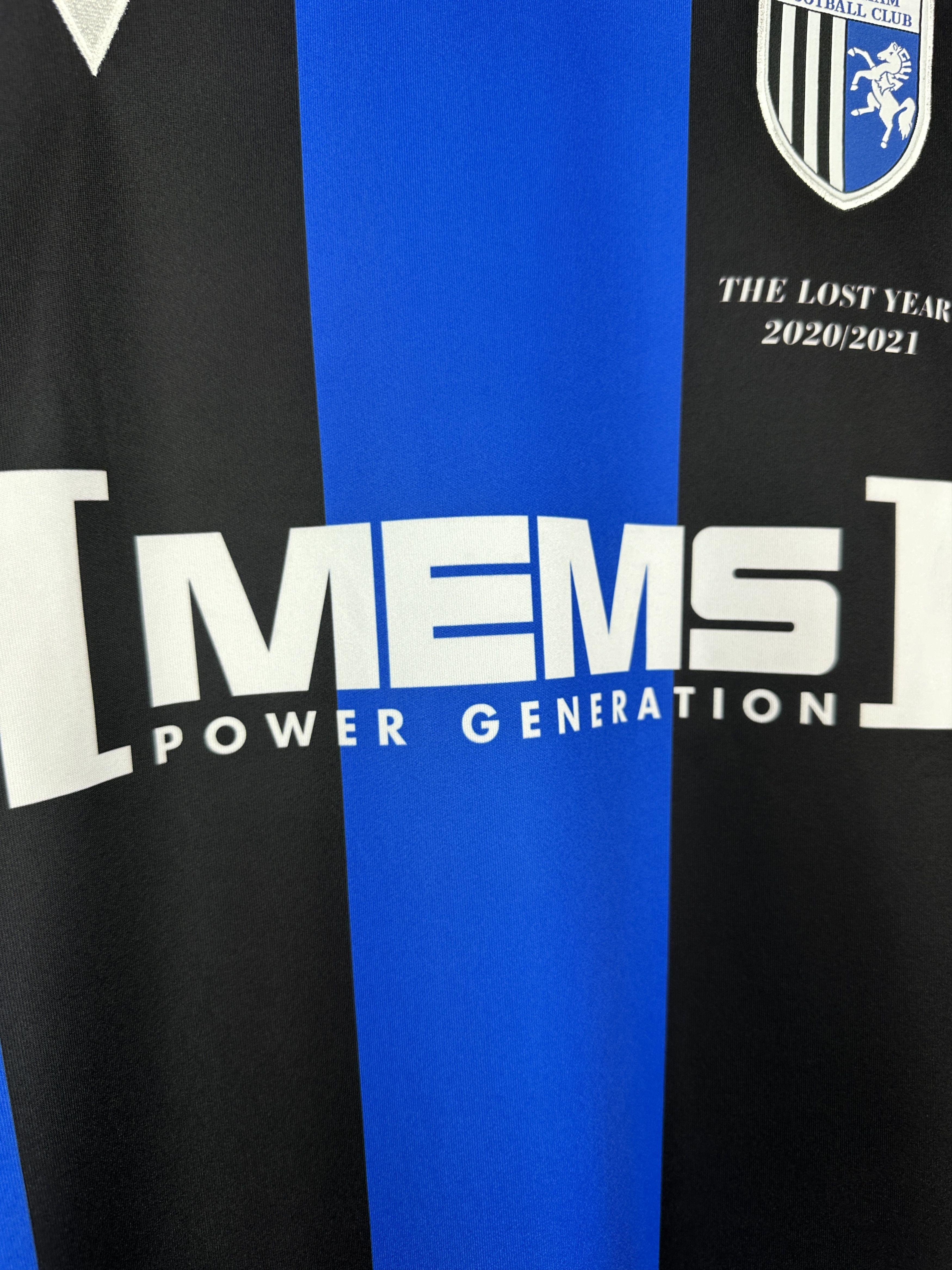 Vintage Gillingham 2021 The Lost Year Soccer Jersey Football Shirt Size US L / EU 52-54 / 3 - 8 Thumbnail
