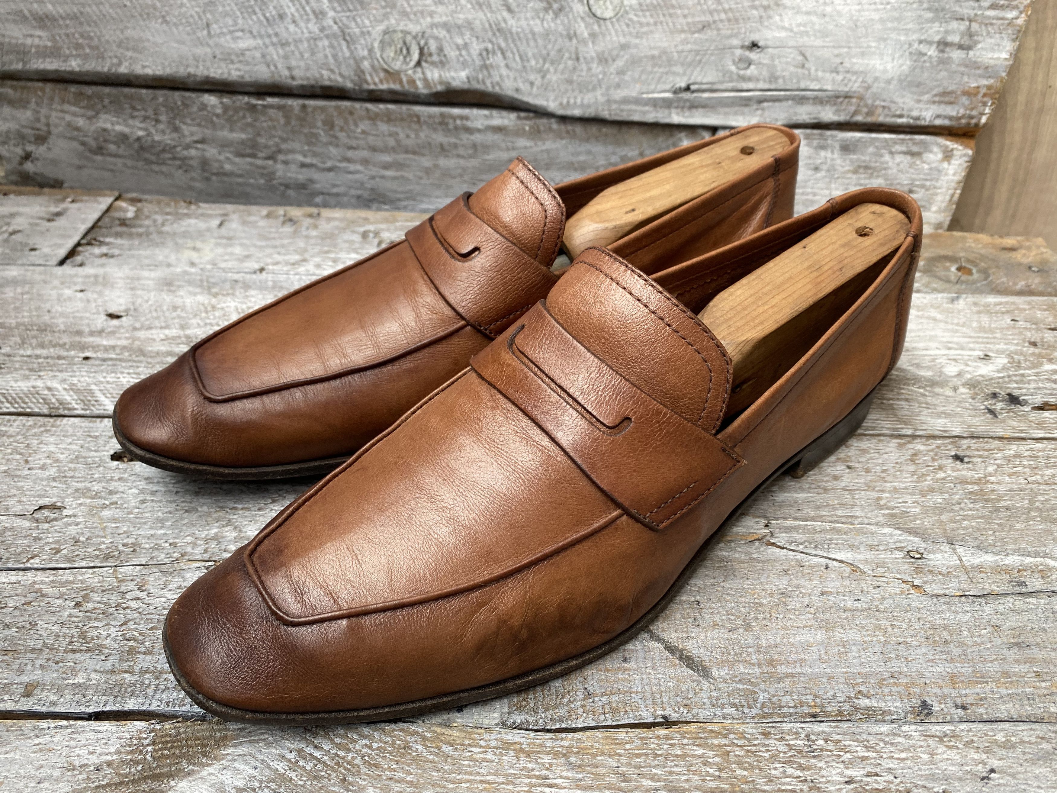 Berluti × Designer Berluti lorenzo kangaroo brown slip on loafers UK Size US 8.5 / EU 41-42 - 2 Thumbnail