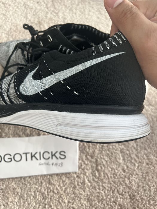 womens black flyknit trainers
