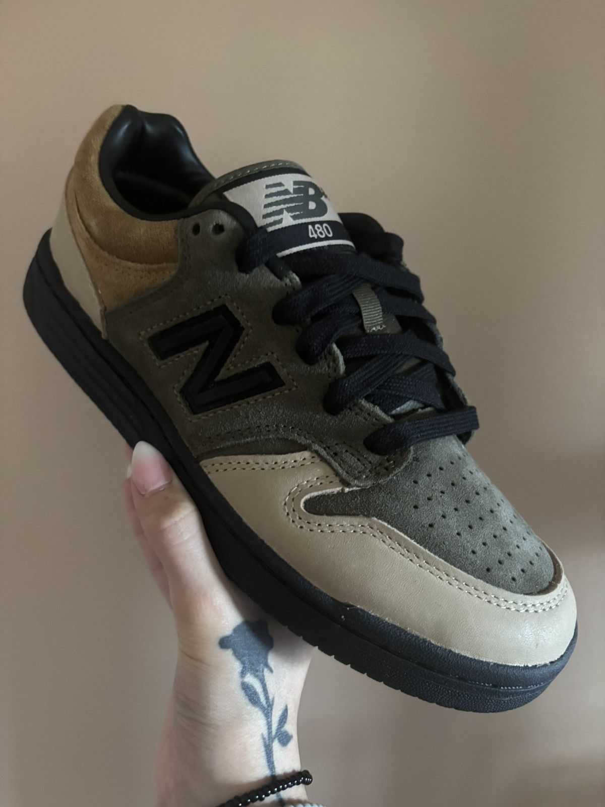 New Balance New Balance Numeric 480 'Olive Tan' Size US 6.5 / EU 39-40 - 2 Thumbnail