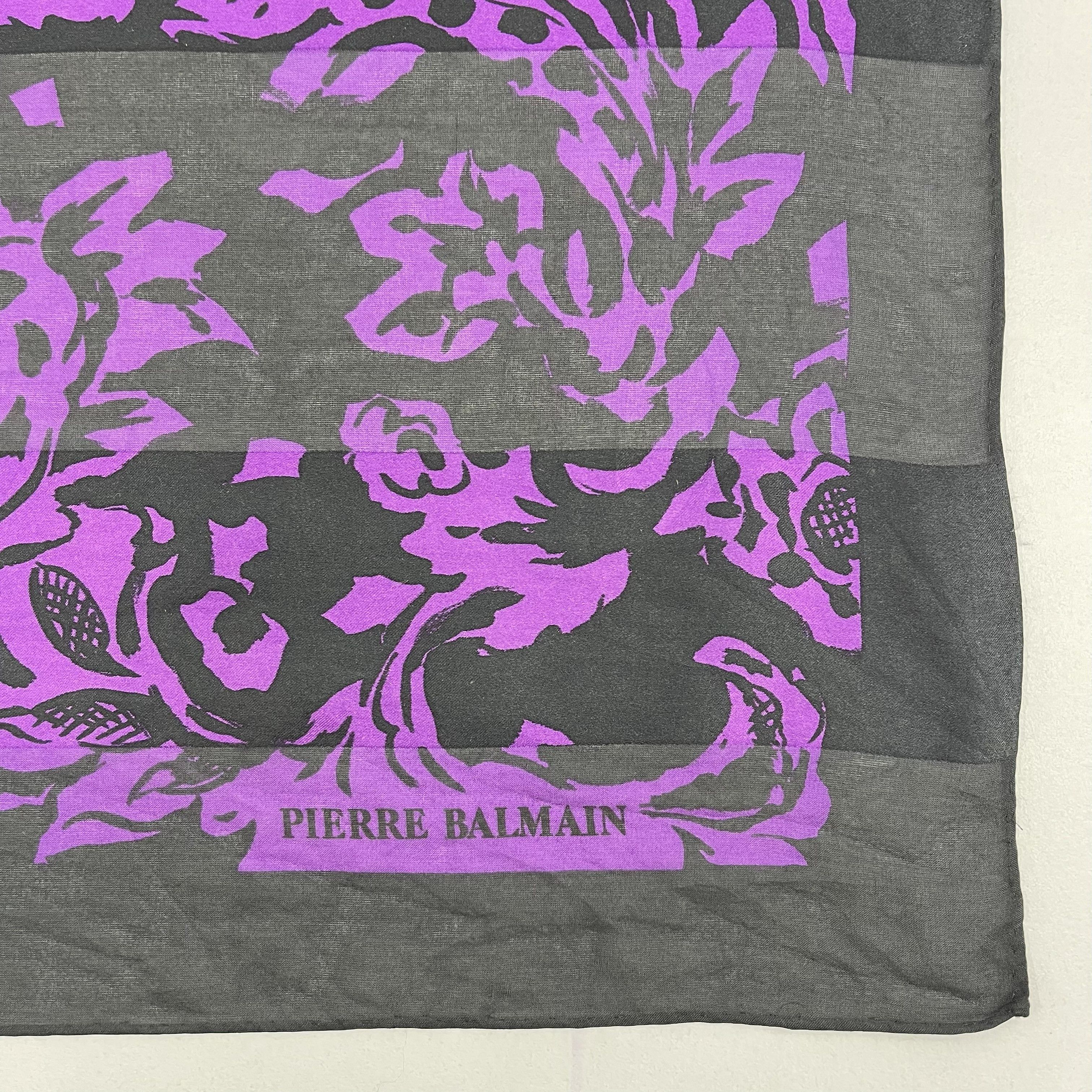 Pierre Balmain Vintage Pierre Balmain Silk Scarf - S7005 Size ONE SIZE - 5 Thumbnail