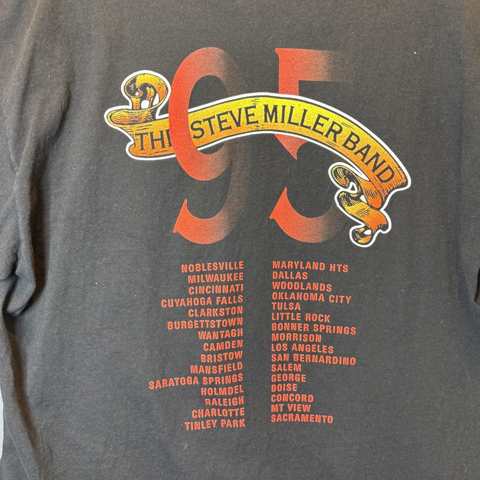 Band Tees Steve Miller Band 50th Anniversary Tour Shirt Fly Like Eagle Size US L / EU 52-54 / 3 - 4 Thumbnail