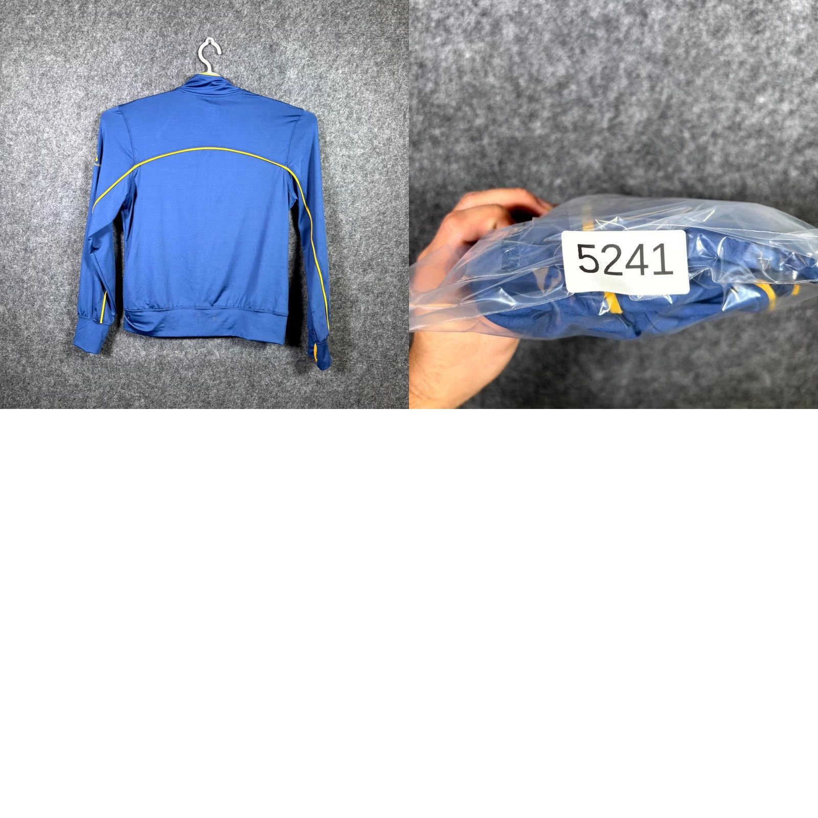Disney Run Disney Track Jacket Unisex S Blue Polyester Zip-Up Breathable Performance Stretch Activewear Shirt Size US S / EU 44-46 / 1 - 8 Thumbnail