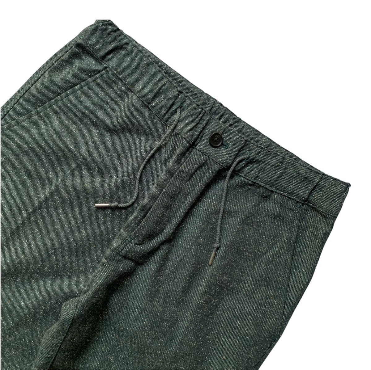 United Arrows tapered wool trousers elasticated drawstring waistband Size US 31 - 3 Thumbnail