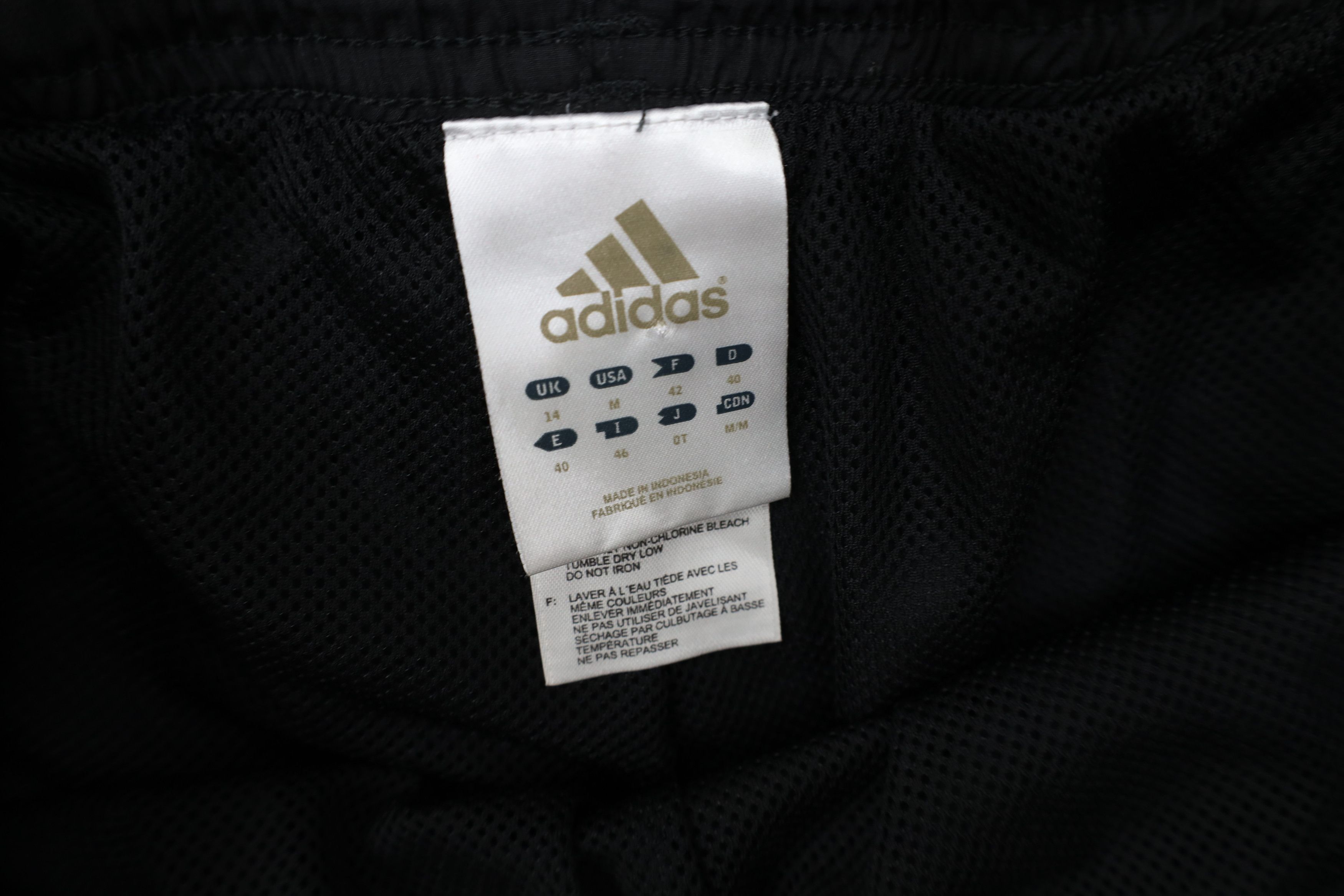 Adidas Vintage Y2K Adidas Striped Lined Windbreaker Pants Black Size 32" / US 10 / IT 46 - 11 Thumbnail