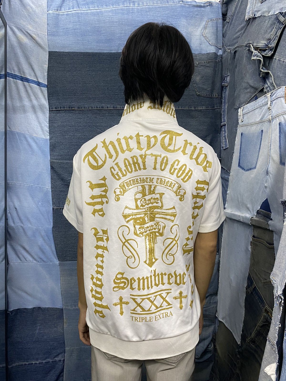 Hysteric Glamour × If Six Was Nine × Japanese Brand japanese cross zip short sleeve like CH Size US M / EU 48-50 / 2 - 12 Thumbnail