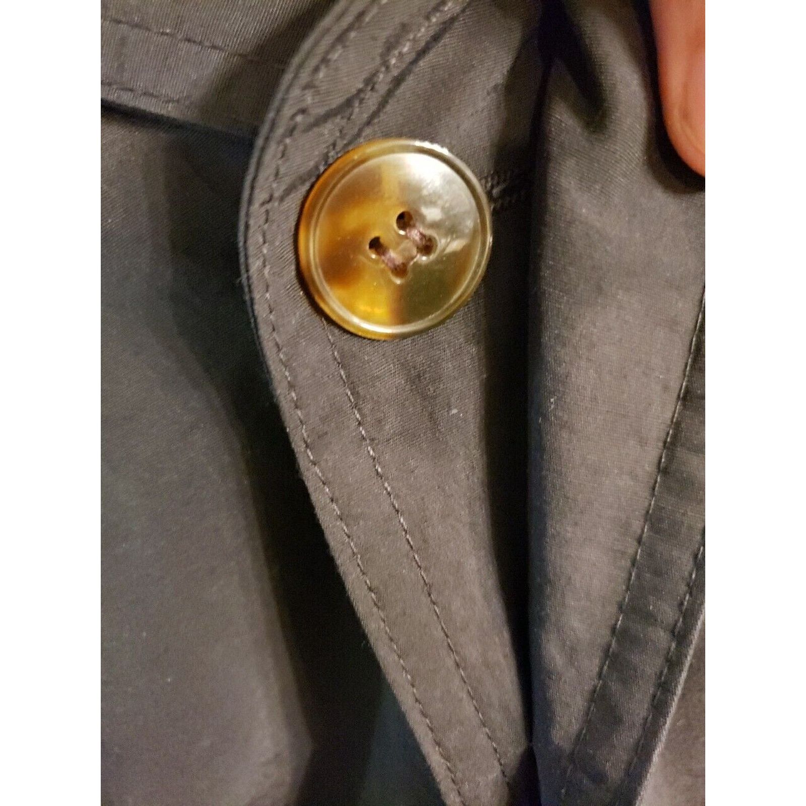 Other Vintage Drizzle Long Black Removable Lining Coat Size 44 L Size L / US 10 / IT 46 - 4 Thumbnail