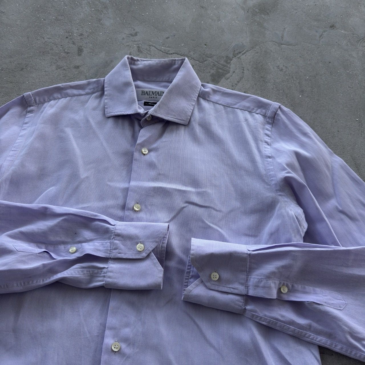 Balmain Vintage 90s Balmain Corduroy Button Ups Shirt Size US M / EU 48-50 / 2 - 4 Thumbnail