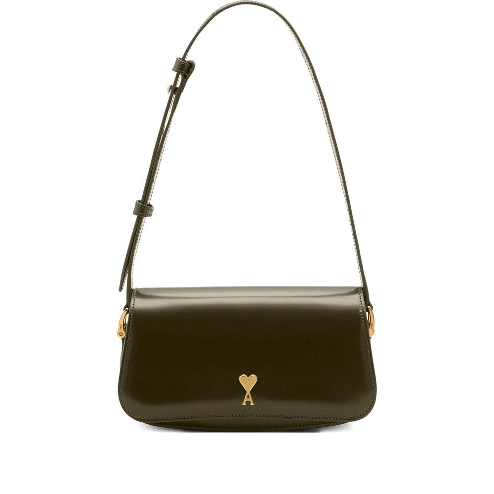 AMI Ami Paris GREEN Shoulder Bags Size ONE SIZE - 1 Thumbnail