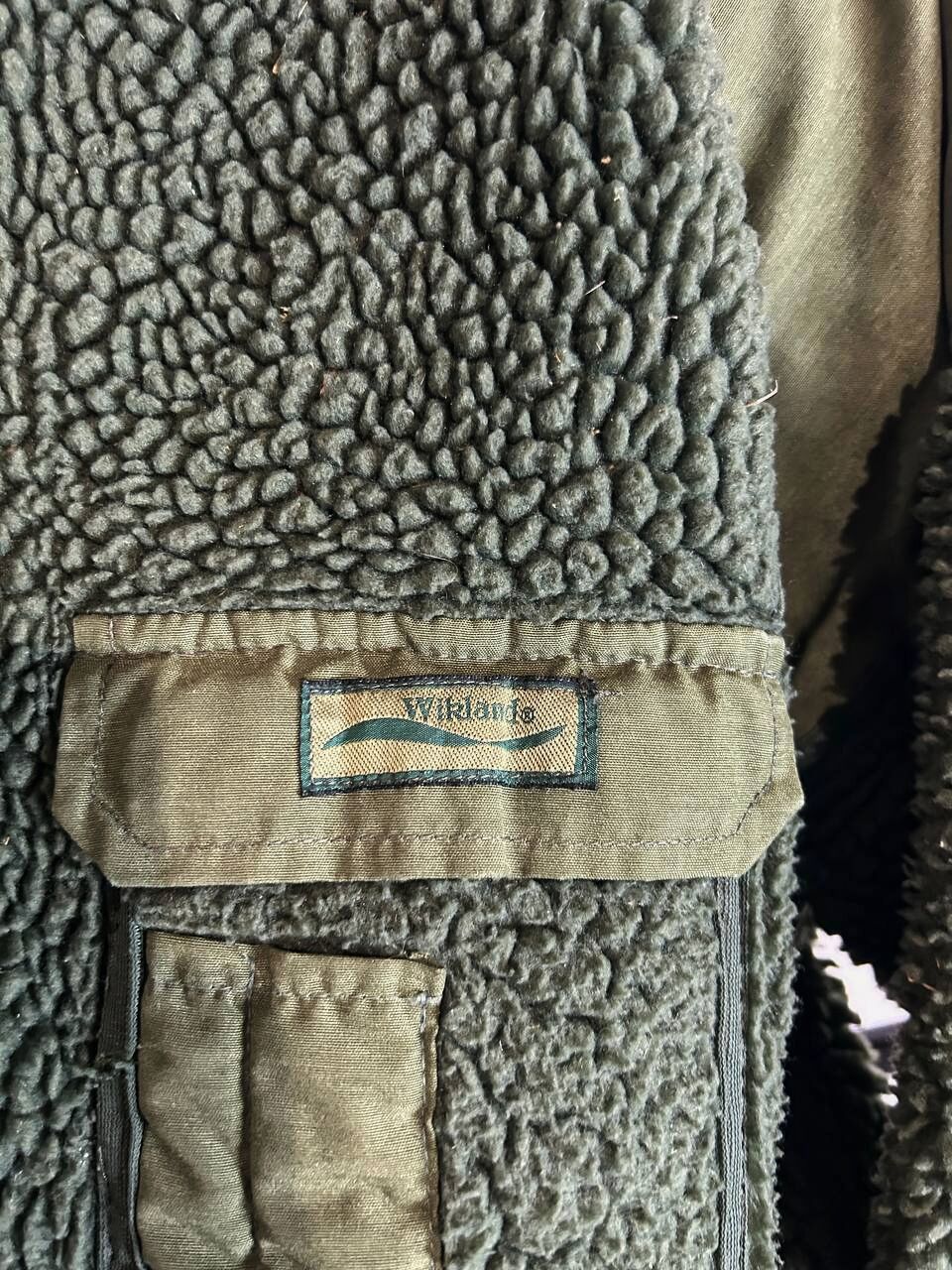 Japanese Brand Sherpa Fleece Jacket Military Style Panelled Green Zip Size US XL / EU 56 / 4 - 6 Thumbnail