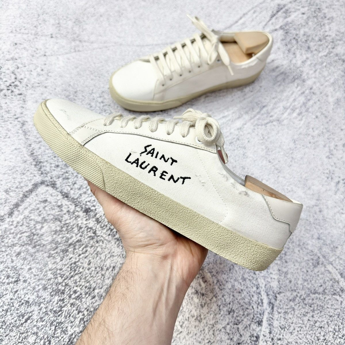 Saint Laurent Paris Saint Laurent Court Classic 40 size 26cm Size US 10 / IT 40 - 8 Thumbnail