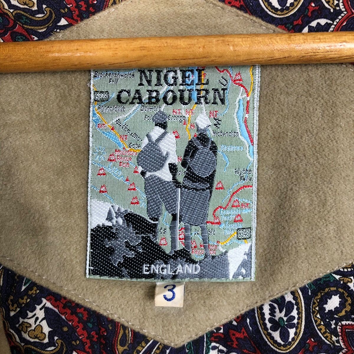 Nigel Cabourn Vintage 90s Nigel Cabourn England Navajo Worker Jacket Size US XL / EU 56 / 4 - 11 Thumbnail