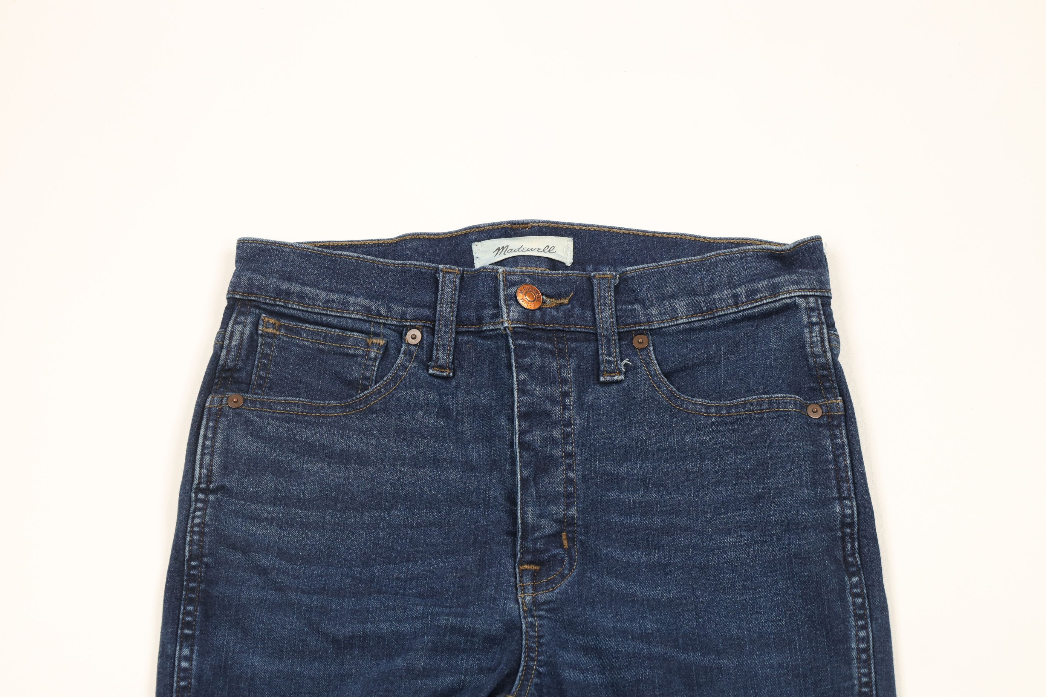 Madewell × Vintage Madewell High Rise Skinny Leg Stretch Denim Jeans Pants Blue Size 28" / US 6 / IT 42 - 2 Thumbnail